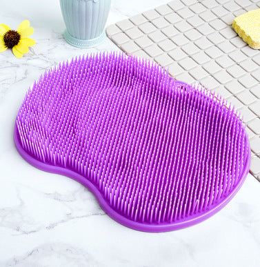 Bathroom Foot Scrubbing Brush With Suction Cups