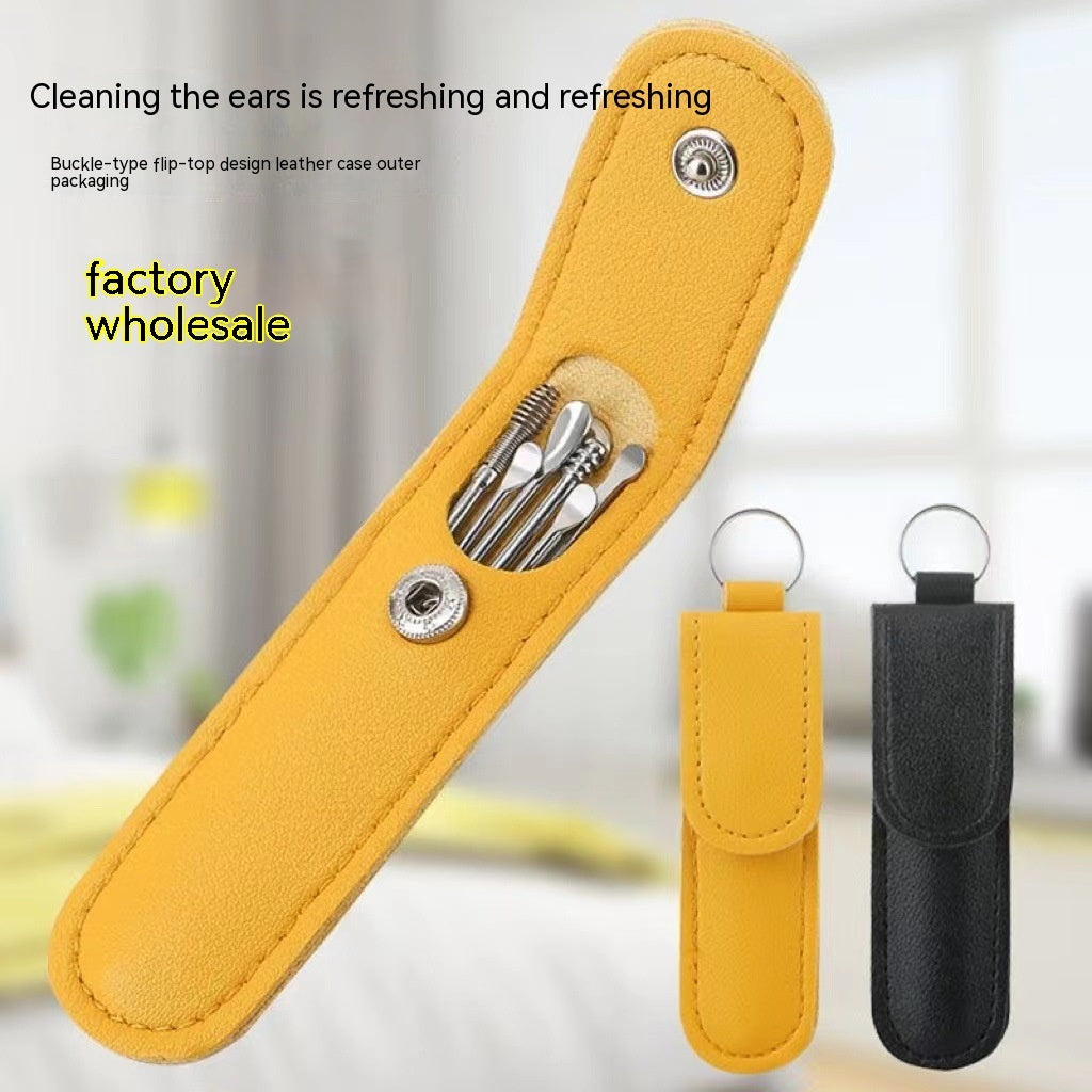 Stainless Steel Earpick Six-piece Set