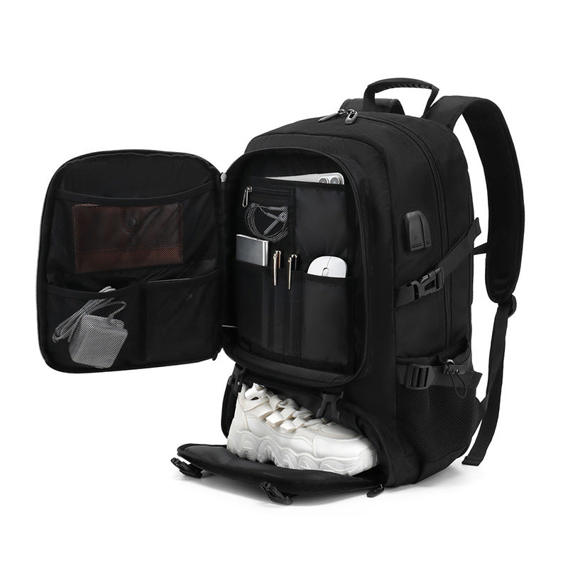 Travel Backpack with Shoe Compartment