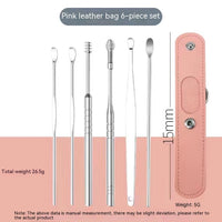 Stainless Steel Earpick Six-piece Set