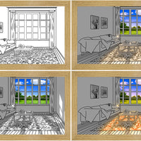 Illuminated Picture LED Decorative Light