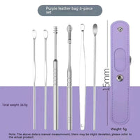 Stainless Steel Earpick Six-piece Set