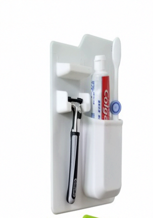 Silicone Toothbrush Holder Bathroom Organizer