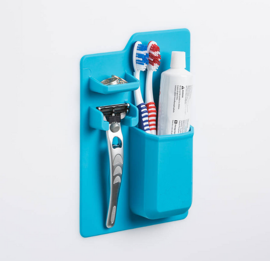 Silicone Toothbrush Holder Bathroom Organizer