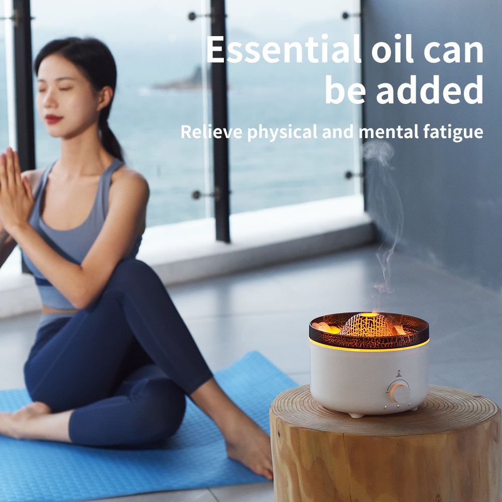 Flame Volcano Humidifier | Home Decor Essential