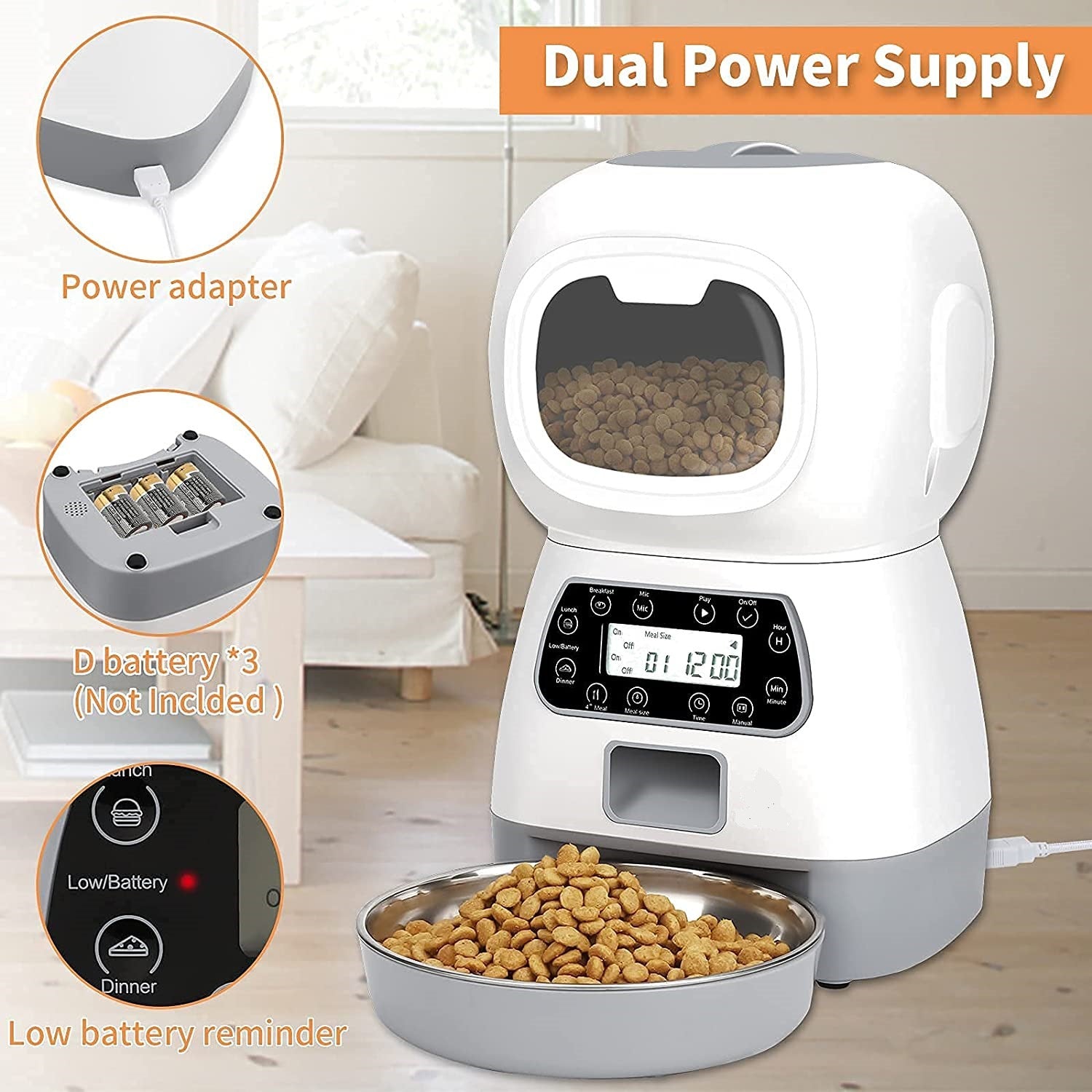 Pet Automatic Feeding Dispenser