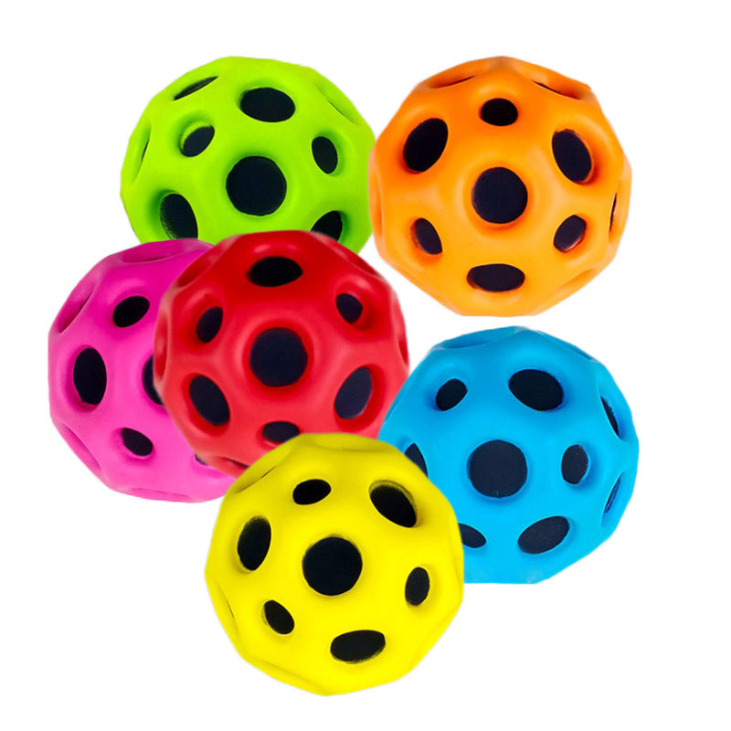 Hole Soft Bouncy Ball Anti-depression Stress reliser