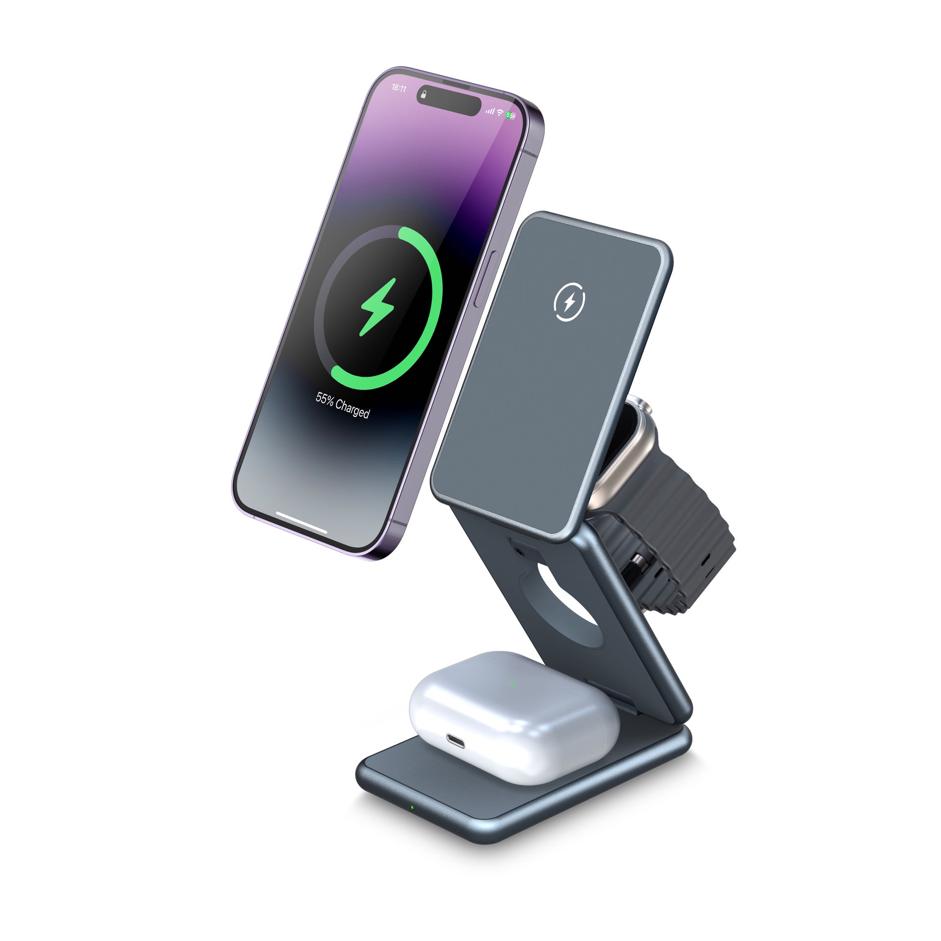 3-in-1 Folding Wireless Charger