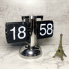 Retro Mechanical Solid Wood Automatic Flip Clock