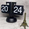 Retro Mechanical Solid Wood Automatic Flip Clock