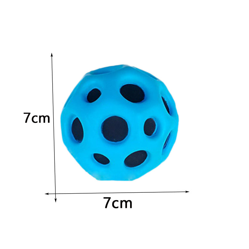 Hole Soft Bouncy Ball Anti-depression Stress reliser