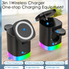 3-in-1 Wireless Charging Hub | RGB Ambient Light