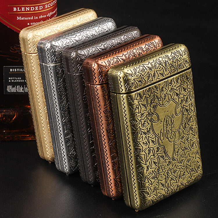 European Engraved Cigarette Case