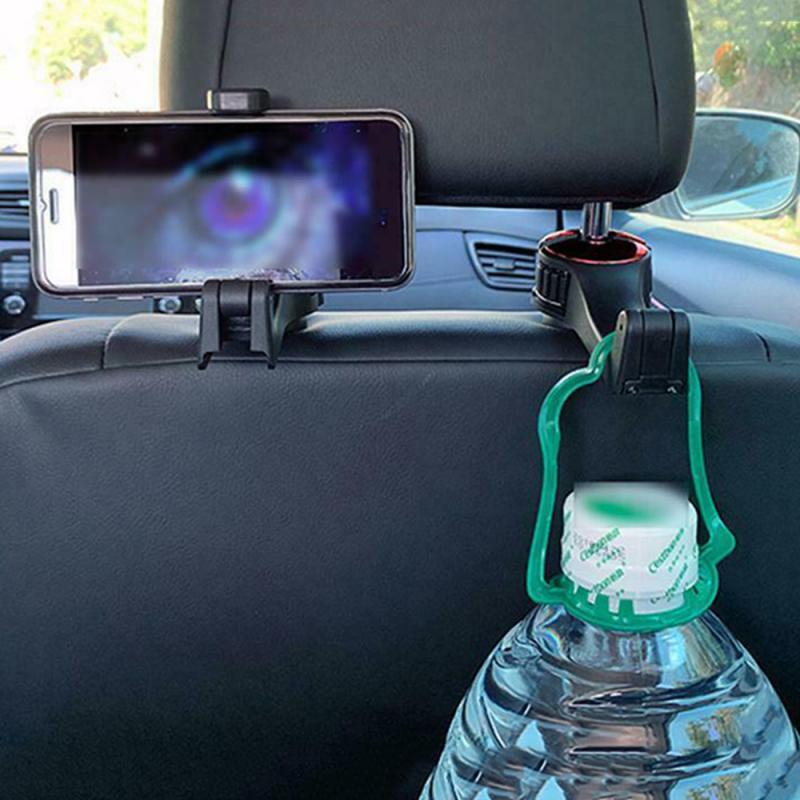 Car Headrest Hook & Phone Holder