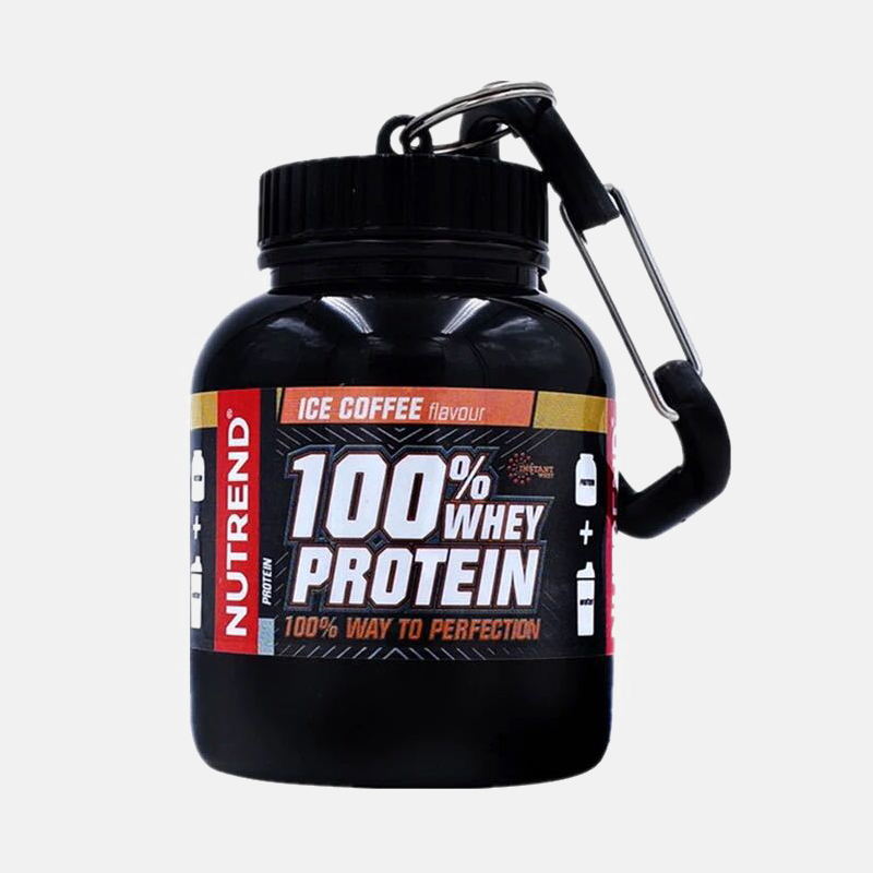 Gym Protein Powder Storage Keychain