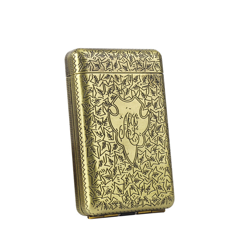 European Engraved Cigarette Case