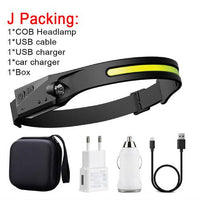 LED Headlamp Flashlight USB Rechargeable - Hunting Light