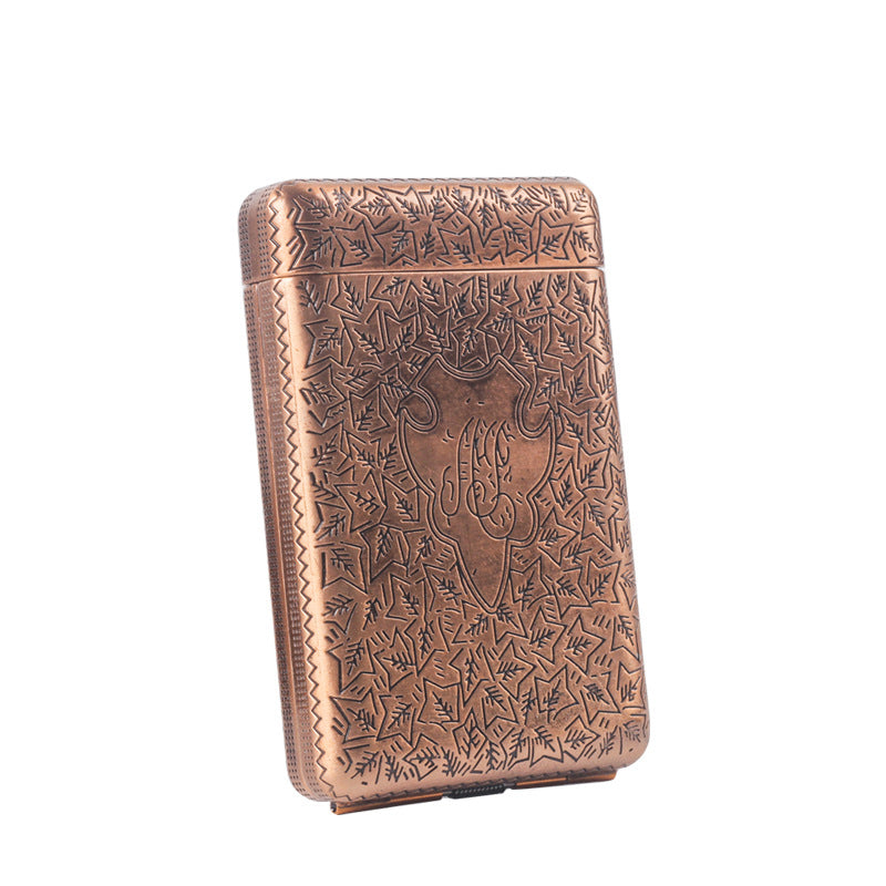 European Engraved Cigarette Case