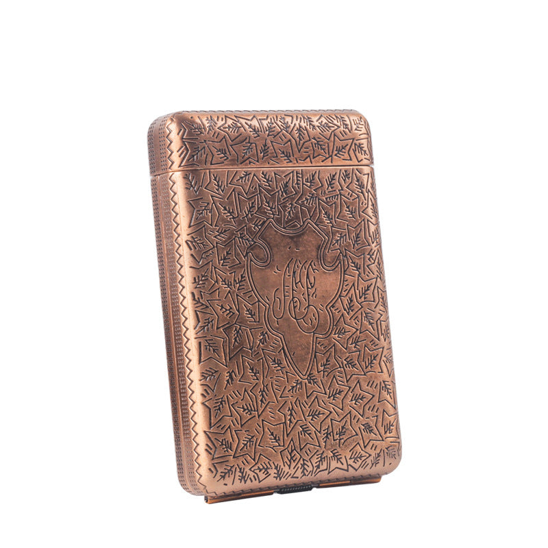 European Engraved Cigarette Case