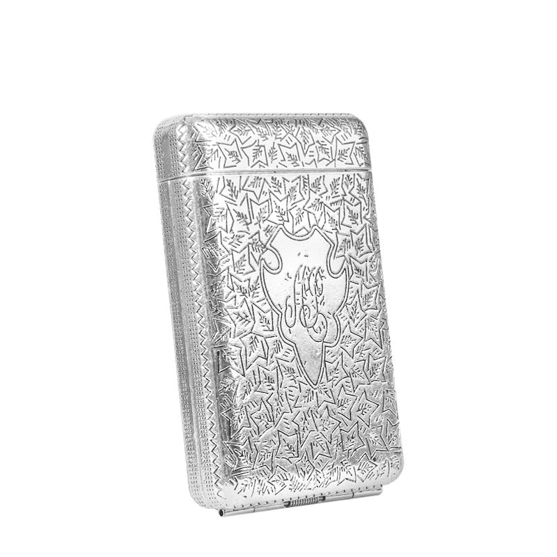 European Engraved Cigarette Case