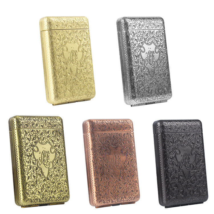 European Engraved Cigarette Case