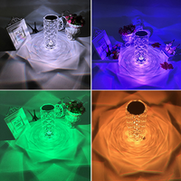 Rechargeable Crystal Table Lamp RBG