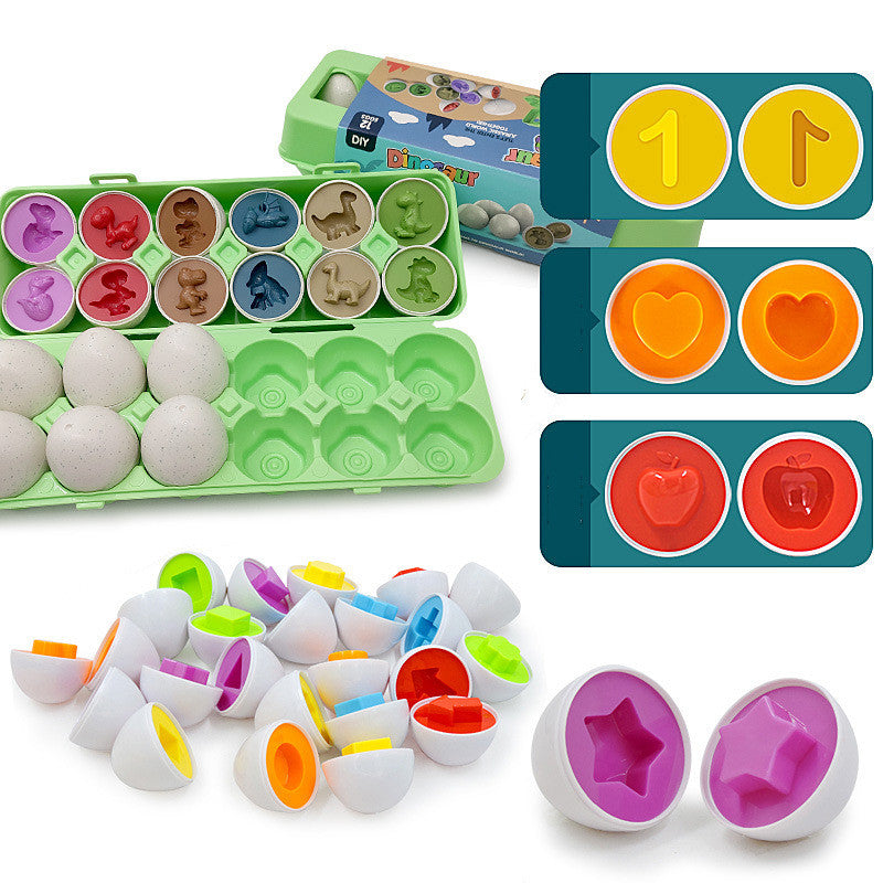 Early Education Assembling Toy Matching Eggs