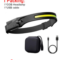 LED Headlamp Flashlight USB Rechargeable - Hunting Light